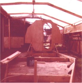 CW 975 multi-chine plywood sailboat